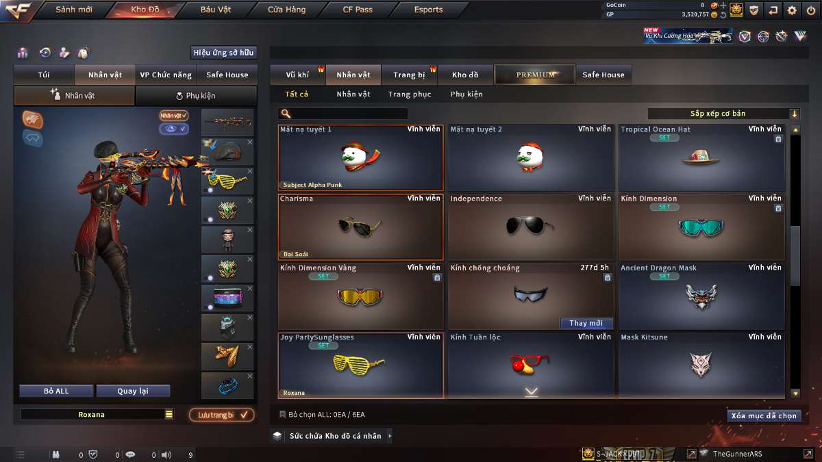 shop acc cf uy tin gia re